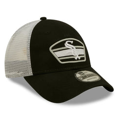 Chicago White Sox New Era Logo Patch 9FORTY Trucker Snapback Hat - MLB