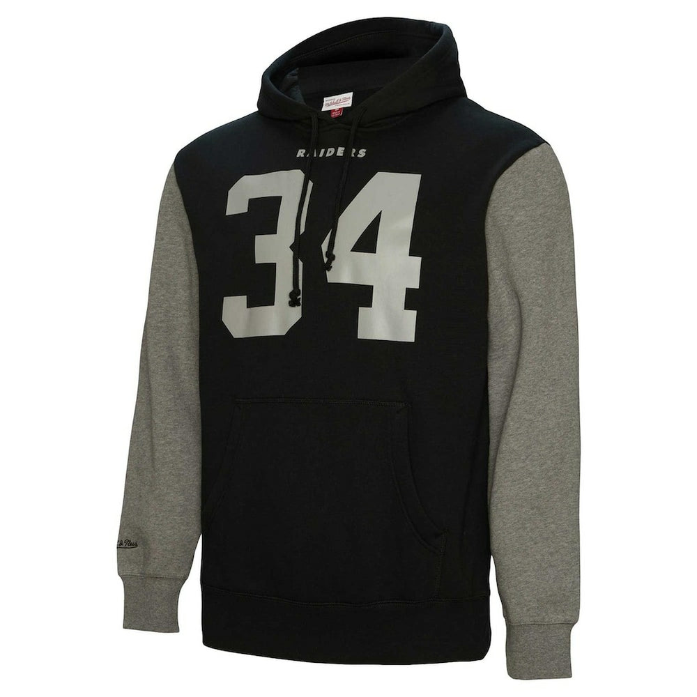 Bo Jackson Las Vegas Raiders Retired Player Name & Number Pullover Hoodie Black | Mitchell & Ness