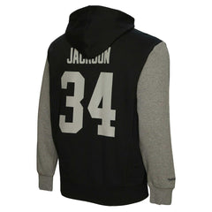 Bo Jackson Las Vegas Raiders Retired Player Name & Number Pullover Hoodie Black | Mitchell & Ness