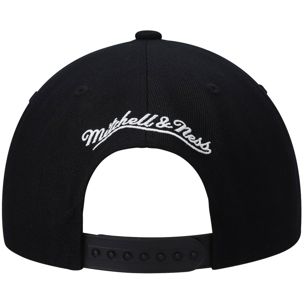 Golden State Warriors Hardwood Classics Script 2.0 Snapback Hat Black - NBA