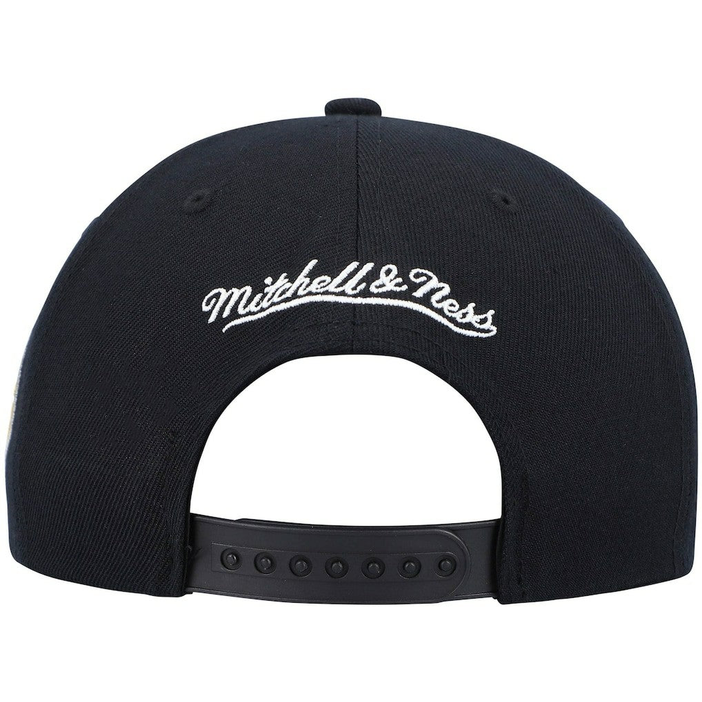 Indiana Pacers Hardwood Classics Script 2.0 Snapback Hat Black - NBA