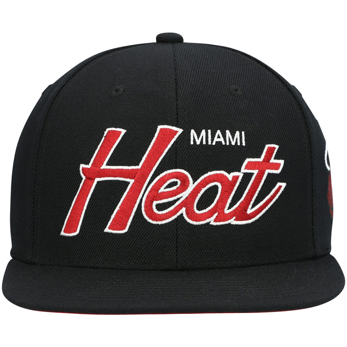 Miami Heat Hardwood Classics Script 2.0 Snapback Hat Black - NBA