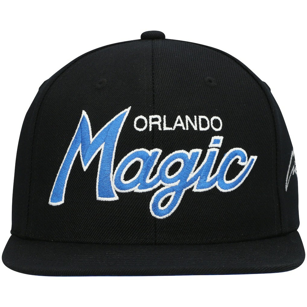 Orlando Magic Hardwood Classics Script 2.0 Snapback Hat Black - NBA
