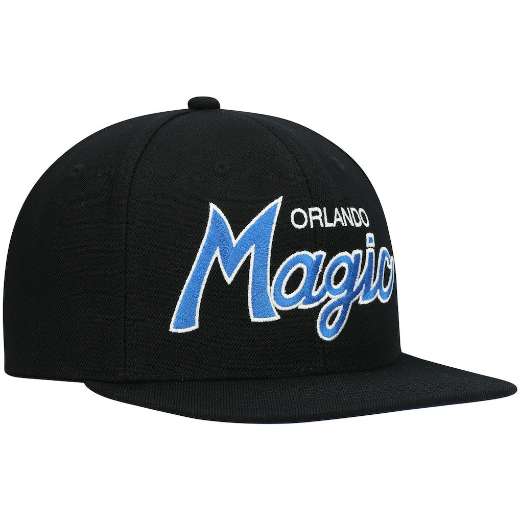 Orlando Magic Hardwood Classics Script 2.0 Snapback Hat Black - NBA