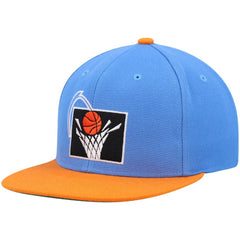Cleveland Cavaliers Hardwood Classics Team Two-Tone 2.0 Snapback Hat Blue/Orange - NBA
