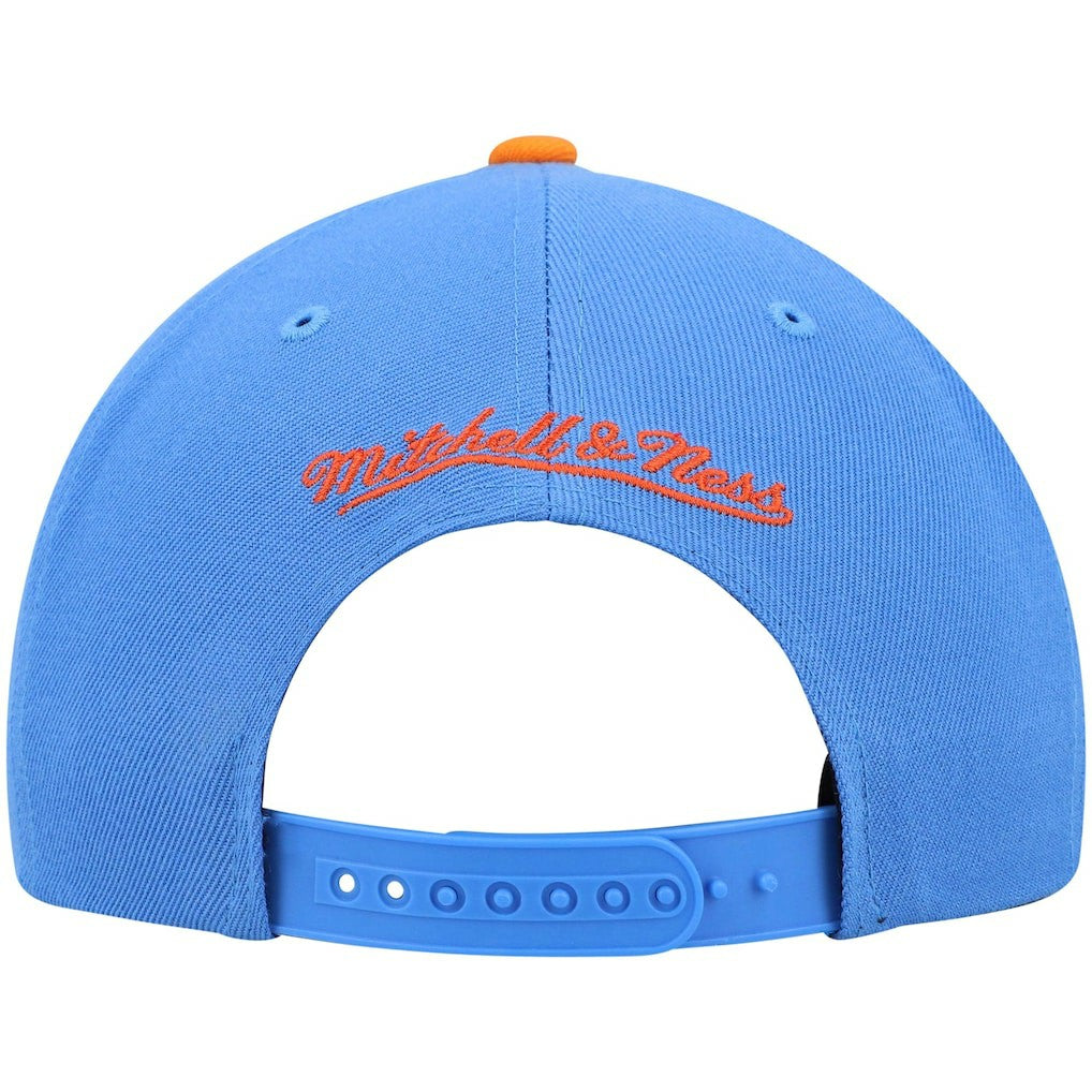 Cleveland Cavaliers Hardwood Classics Team Two-Tone 2.0 Snapback Hat Blue/Orange - NBA