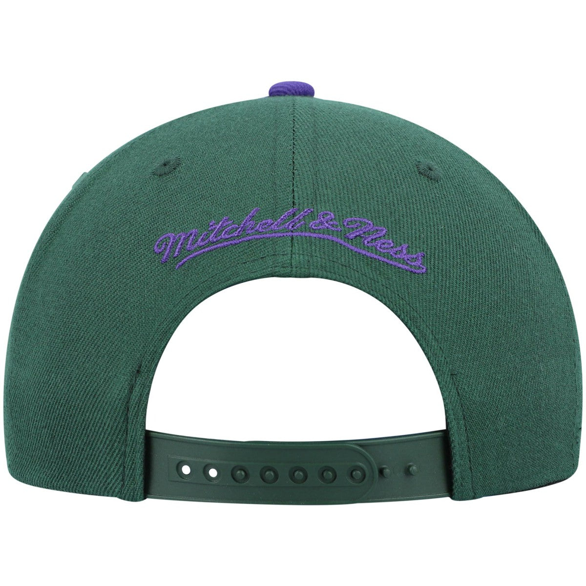 Milwaukee Bucks Hardwood Classics Team Two-Tone 2.0 Snapback Hat Green/Purple - NBA