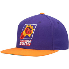 Phoenix Suns Hardwood Classics Team Two-Tone 2.0 Snapback Hat Purple/Orange - NBA