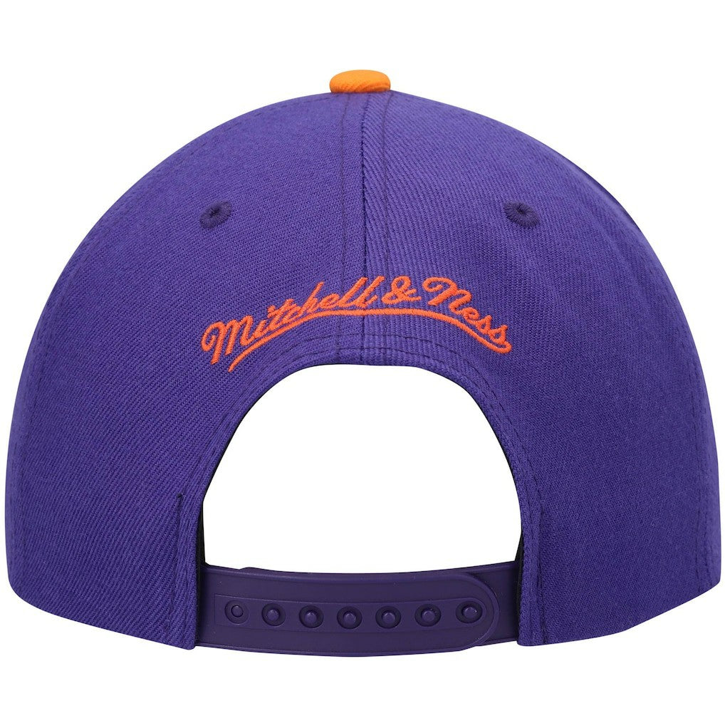 Phoenix Suns Hardwood Classics Team Two-Tone 2.0 Snapback Hat Purple/Orange - NBA