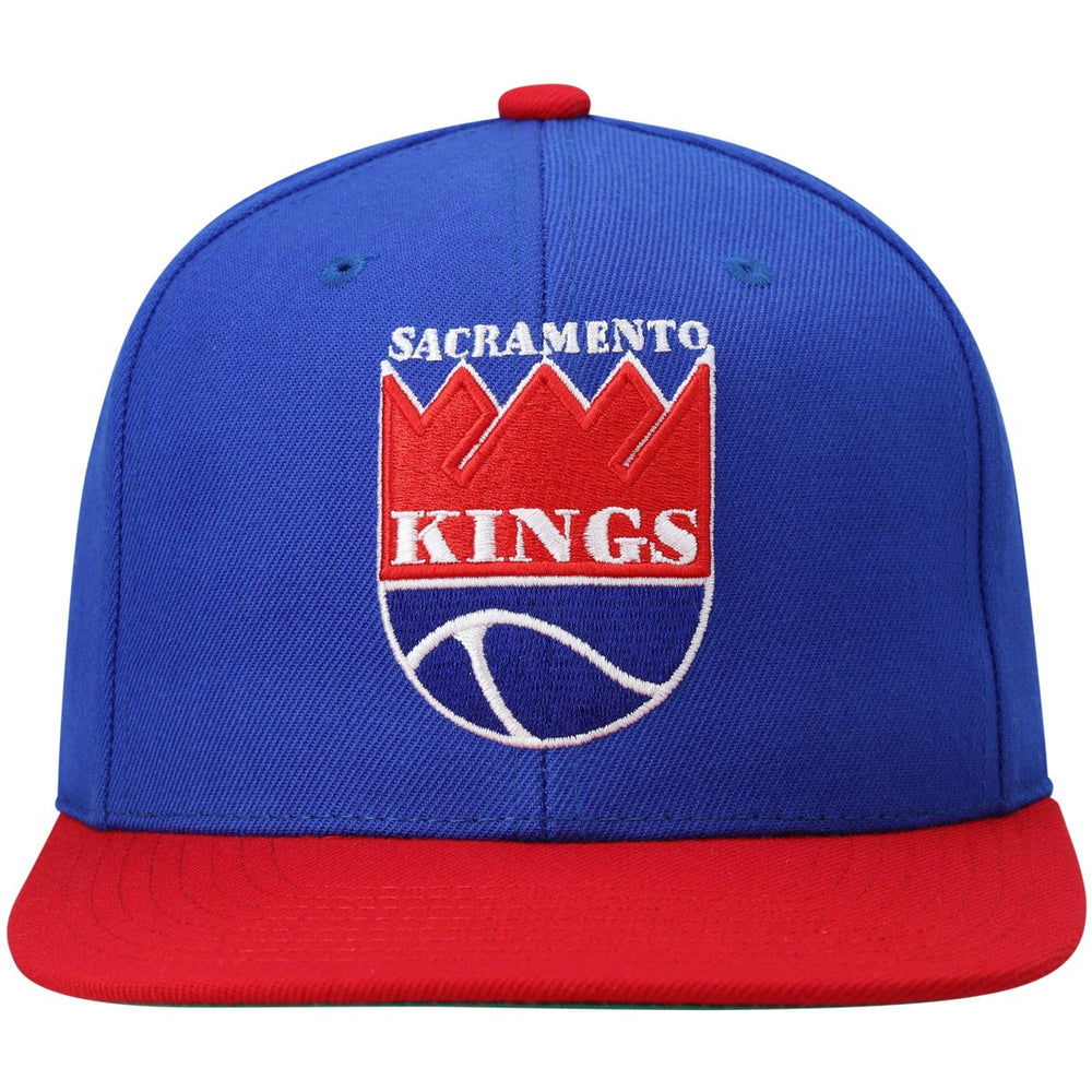 Sacramento Kings Hardwood Classics Team Two-Tone 2.0 Snapback Hat Blue/Red - NBA