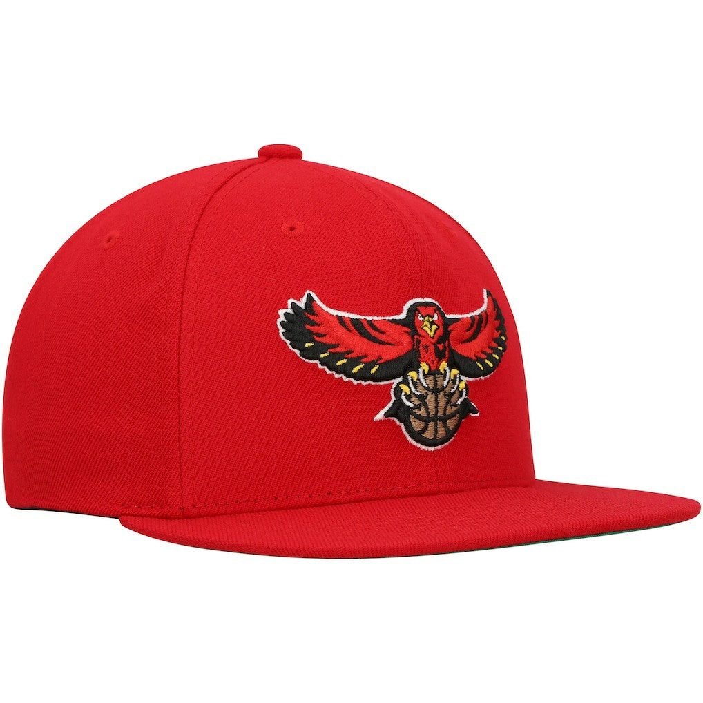 Atlanta Hawks Hardwood Classics Team Ground 2.0 Snapback Hat Red - NBA