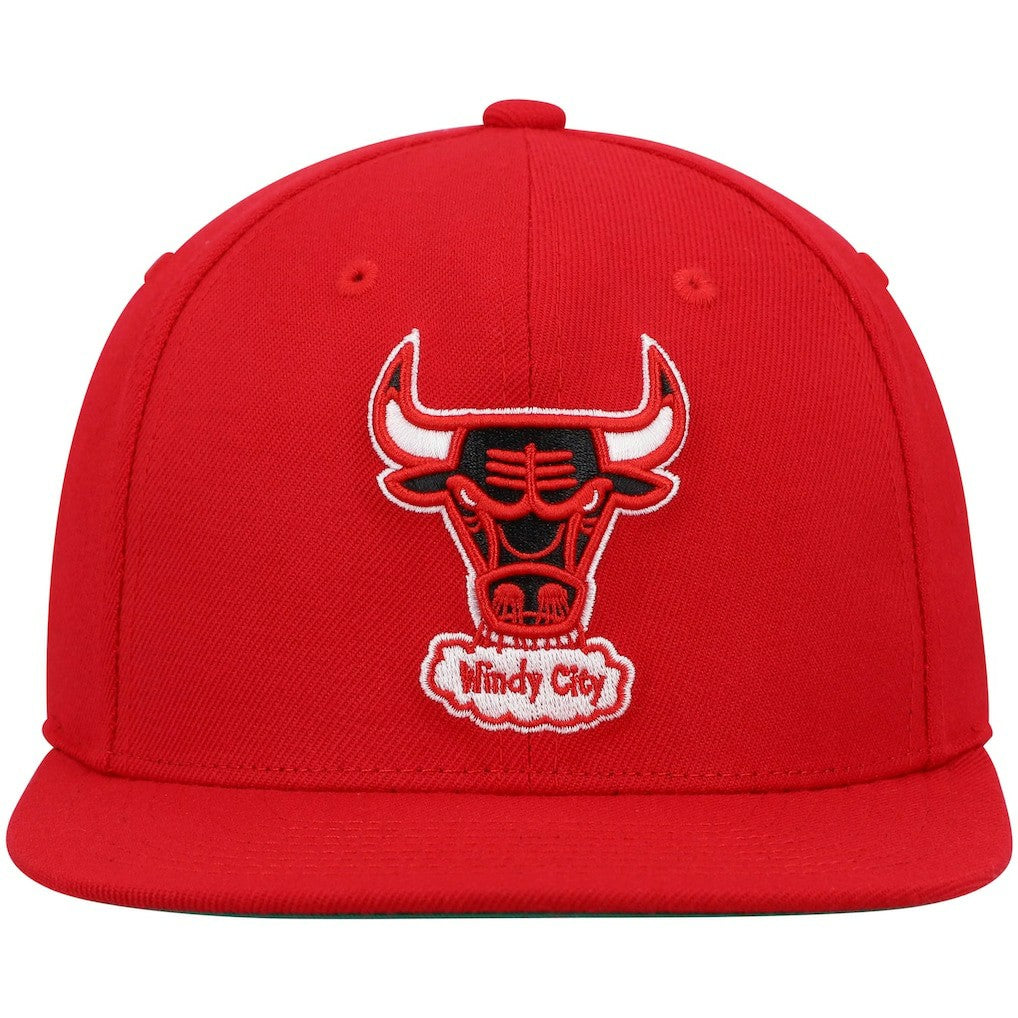 Chicago Bulls Hardwood Classics Team Ground 2.0 Snapback Hat Red - NBA