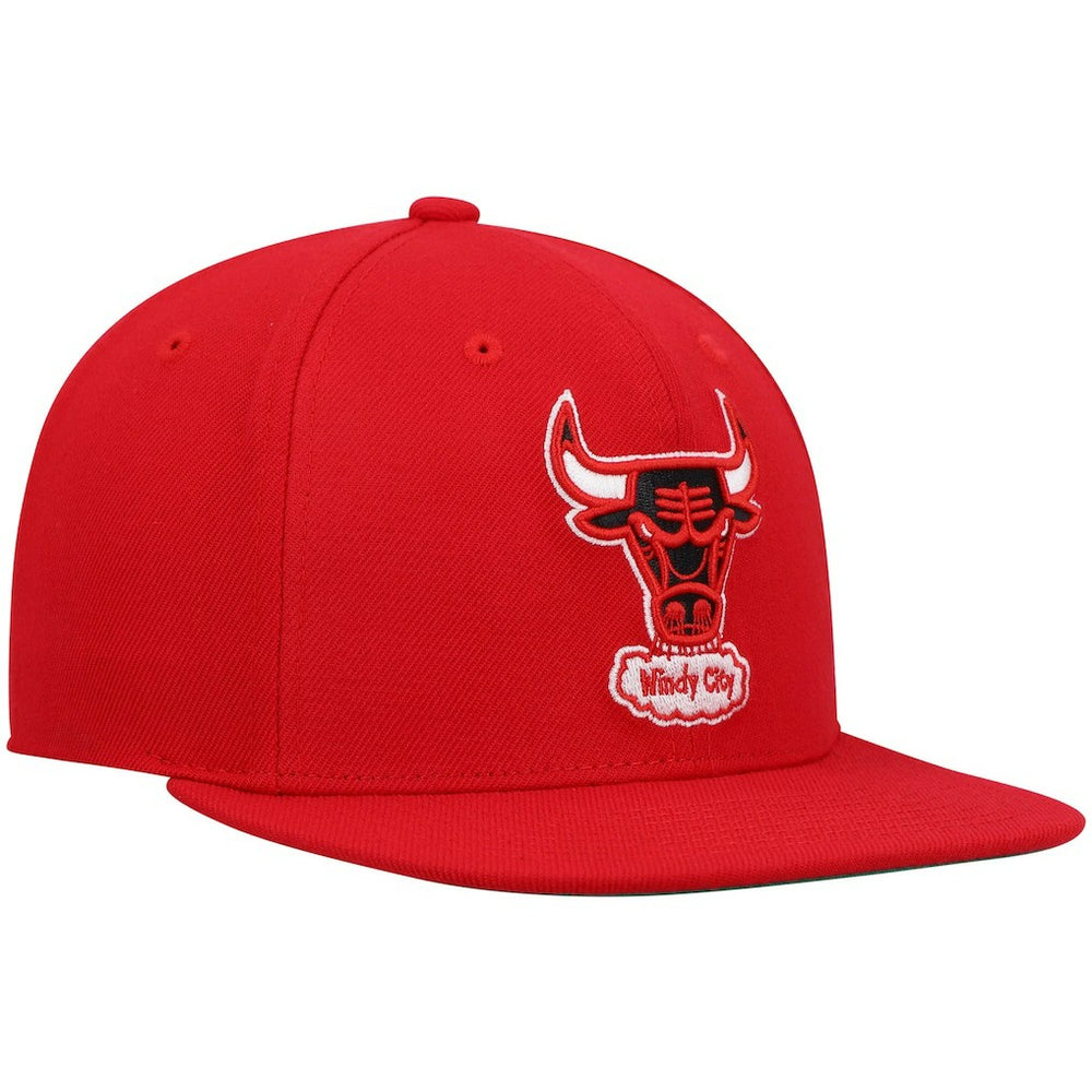Chicago Bulls Hardwood Classics Team Ground 2.0 Snapback Hat Red - NBA