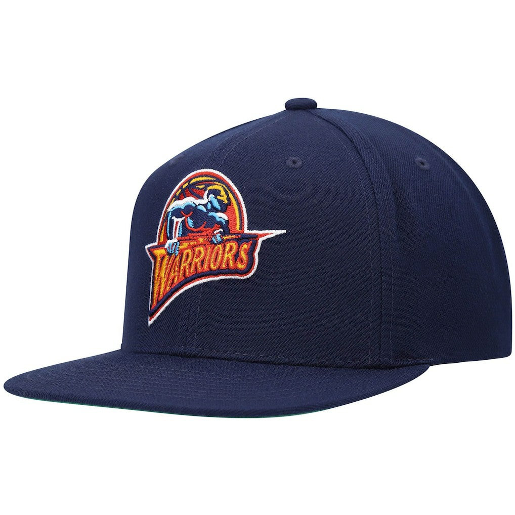Golden State Warriors Hardwood Classics Team Ground 2.0 Snapback Hat Navy - NBA