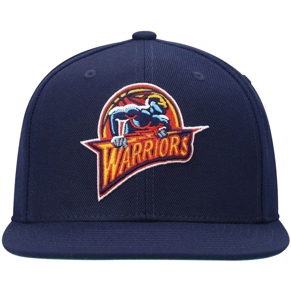 Golden State Warriors Hardwood Classics Team Ground 2.0 Snapback Hat Navy - NBA