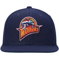 Golden State Warriors Hardwood Classics Team Ground 2.0 Snapback Hat Navy - NBA