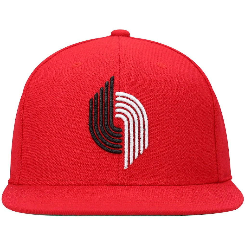 Portland Trail Blazers Hardwood Classics Team Ground 2.0 Snapback Hat Red - NBA