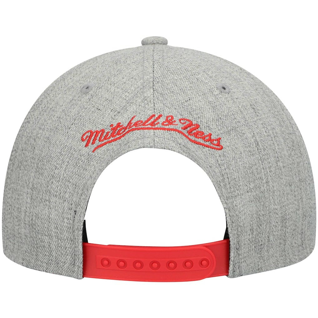 Atlanta Hawks Hardwood Classics Team 2.0 Snapback Hat Heathered Gray - NBA