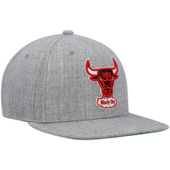 Chicago Bulls Hardwood Classics Team 2.0 Snapback Hat Heathered Gray - NBA