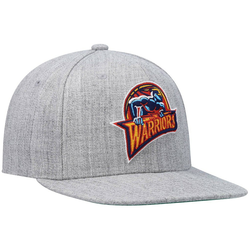 Golden State Warriors Hardwood Classics Team 2.0 Snapback Hat Heathered Gray - NBA