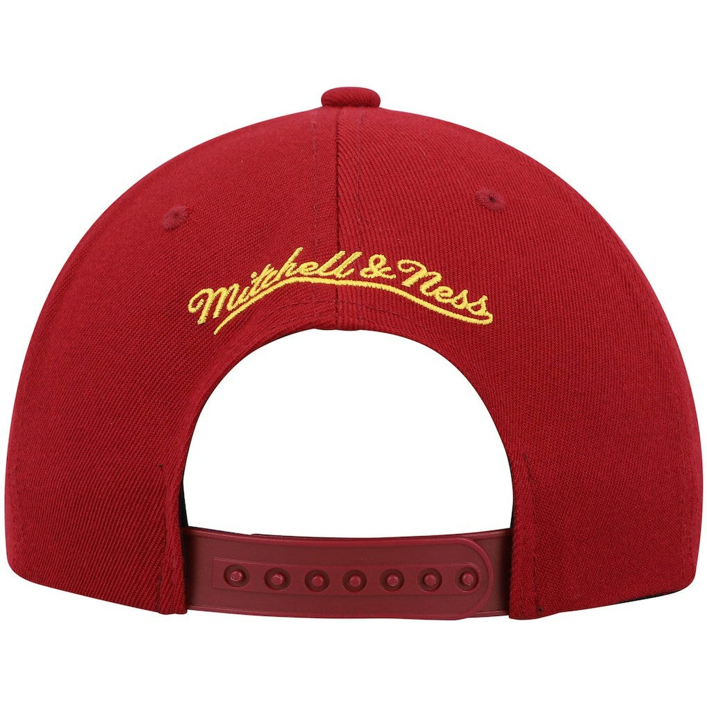 Cleveland Cavaliers Team Two-Tone 2.0 Snapback Hat Wine/Gold - NBA