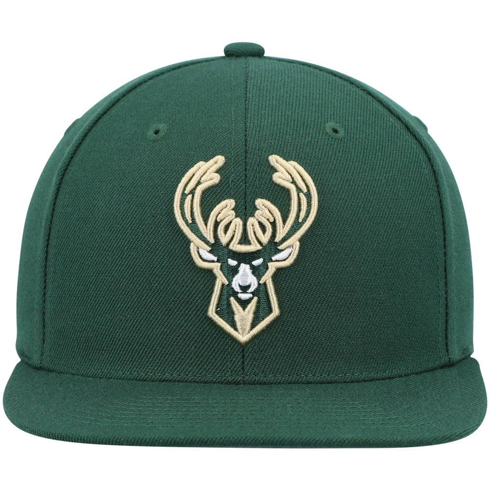 Milwaukee Bucks Ground 2.0 Snapback Hat Hunter Green - NBA