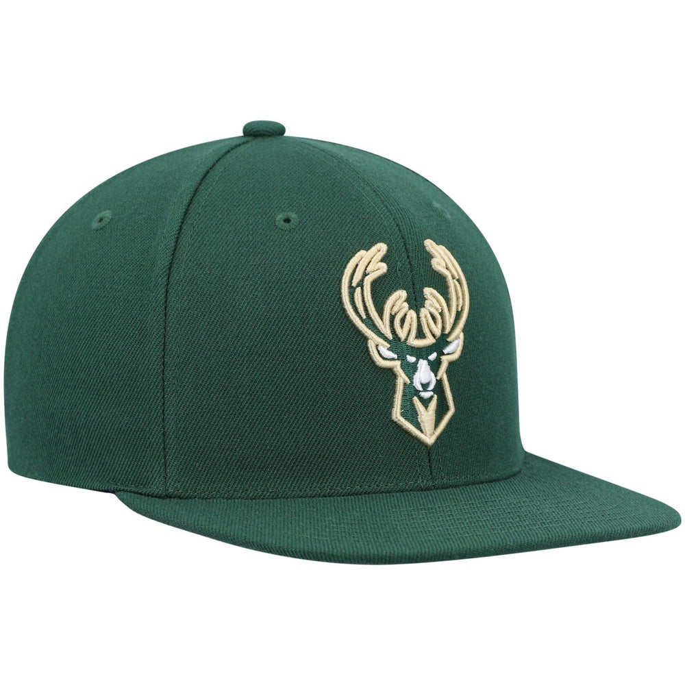 Milwaukee Bucks Ground 2.0 Snapback Hat Hunter Green - NBA