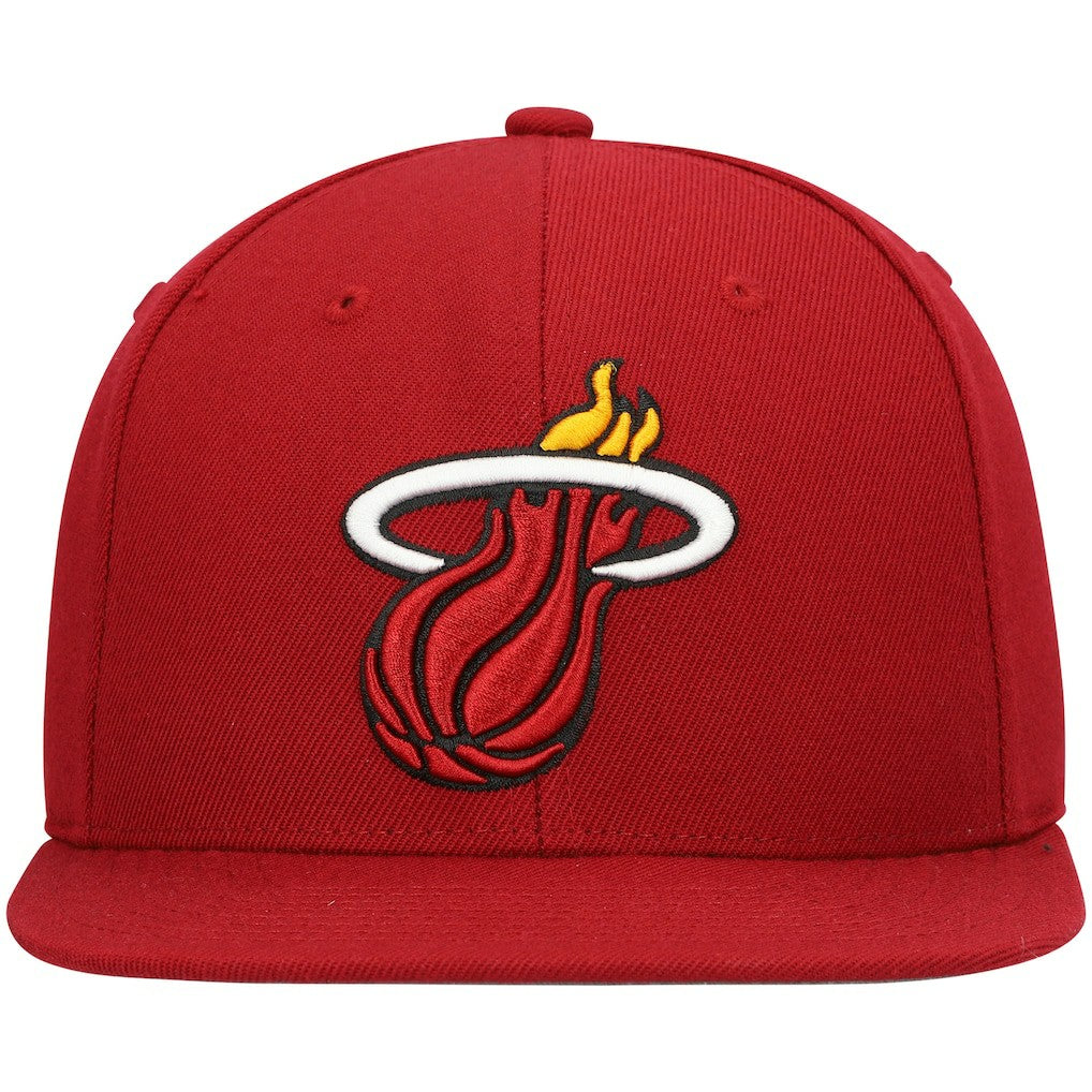 Miami Heat Ground 2.0 Snapback Hat Red - NBA