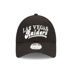 Las Vegas Raiders New Era Women's Team Trucker 9FORTY Snapback Hat Black | NFL