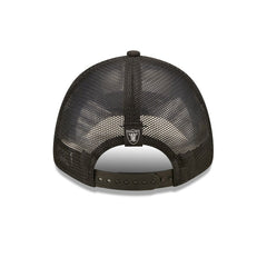 Las Vegas Raiders New Era Women's Team Trucker 9FORTY Snapback Hat Black | NFL