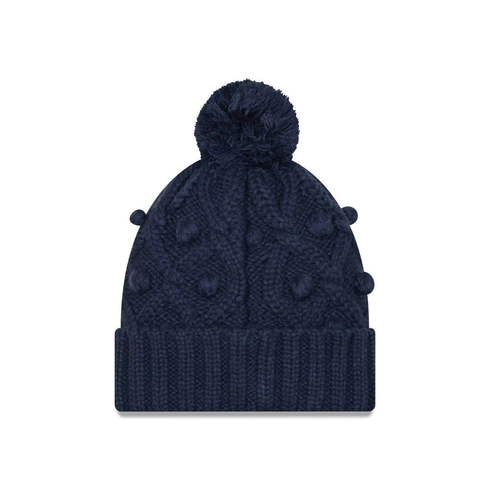 Tennessee Titans New Era Women's Toasty Cuffed Knit Hat with Pom Navy | NFL