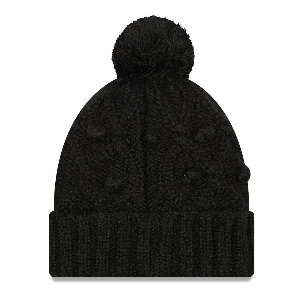 New Orleans Saints New Era Women's Toasty Cuffed Knit Hat with Pom Black | NFL