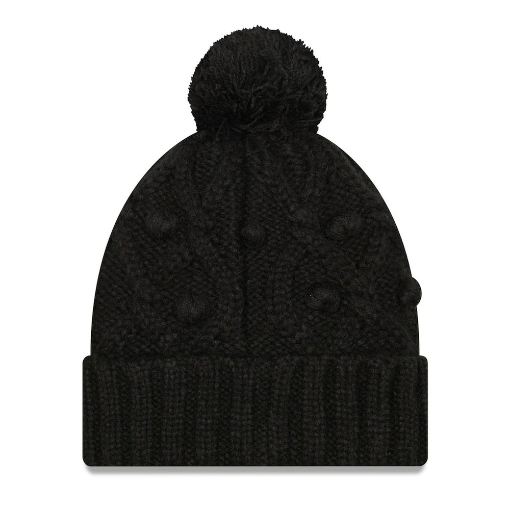New Orleans Saints New Era Women's Toasty Cuffed Knit Hat with Pom Black | NFL