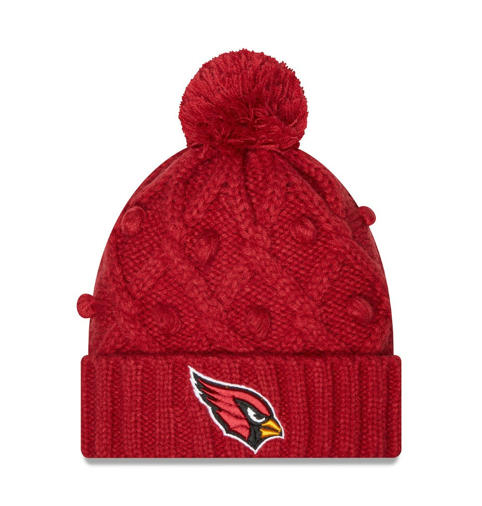Arizona Cardinals New Era Women's Toasty Cuffed Knit Hat with Pom Cardinal | NFL