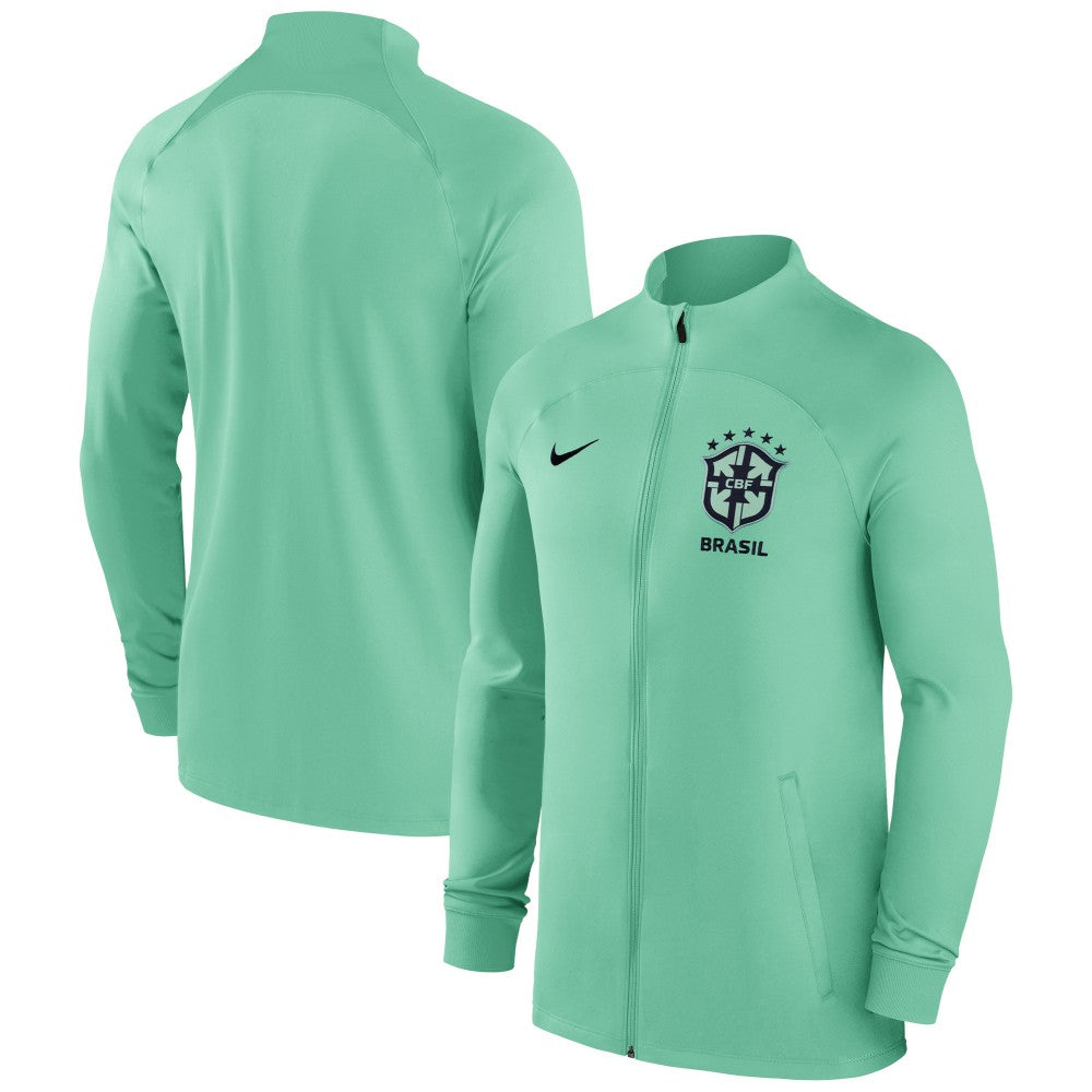Brazil National Team Strike Raglan Full-Zip Performance Track Jacket Green | Nike