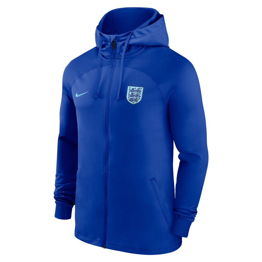 England National Team Strike Raglan Hoodie Full-Zip Track Jacket Blue | Nike discount