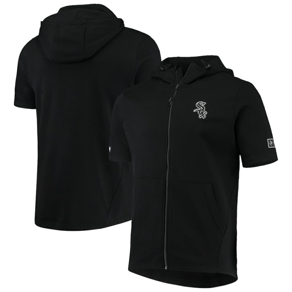 Chicago White Sox Levelwear Recruit Short Sleeve Full-Zip Hoodie Jacket - MLB