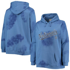 Washington Nationals Women's Plus Size Cloud Pullover Hoodie - MLB