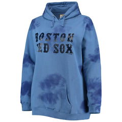 Boston Red Sox Women's Plus Size Cloud Pullover Hoodie - MLB