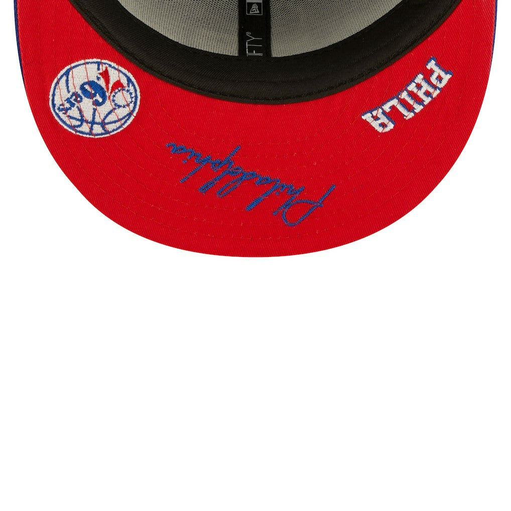 Philadelphia 76ers Fall 22 Identity 59FIFTY Fitted Hat Royal - NBA