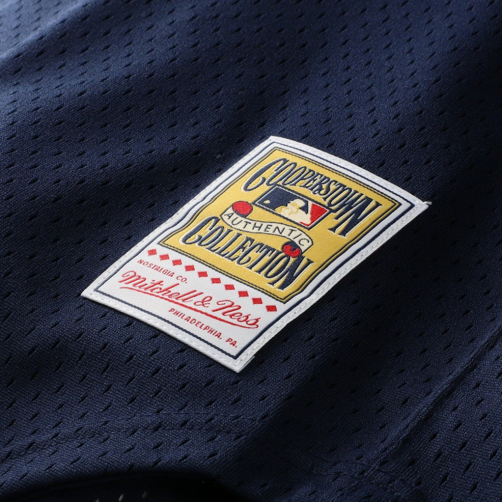 Rickey Henderson New York Yankees Mitchell & Ness Cooperstown Collection Mesh Batting Practice Button-Up Jersey - MLB