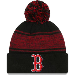 Boston Red Sox New Era Chilled Cuffed Knit Hat with Pom - MLB