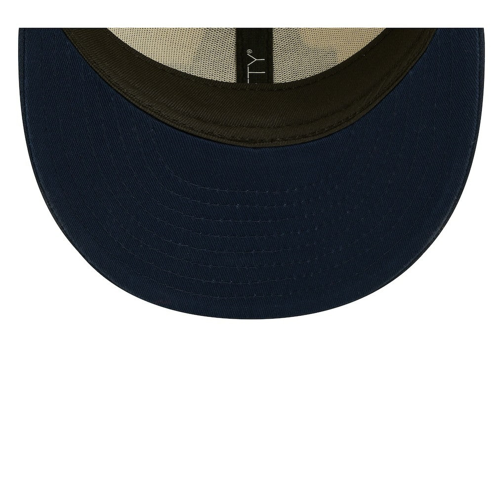 Dallas Cowboys New Era 2022 Sideline Low Profile 59FIFTY Fitted Hat Cream/Navy | NFL