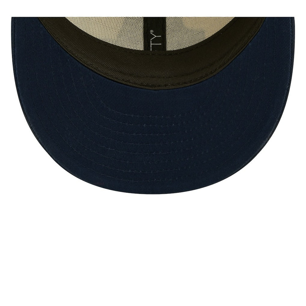 Dallas Cowboys New Era 2022 Sideline Low Profile 59FIFTY Fitted Hat Cream/Navy | NFL