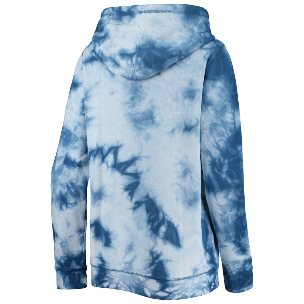 Chicago Cubs New Era Women's Tie-Dye Full-Zip Hoodie - MLB