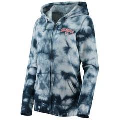 Washington Nationals New Era Women's Tie-Dye Full-Zip Hoodie - MLB