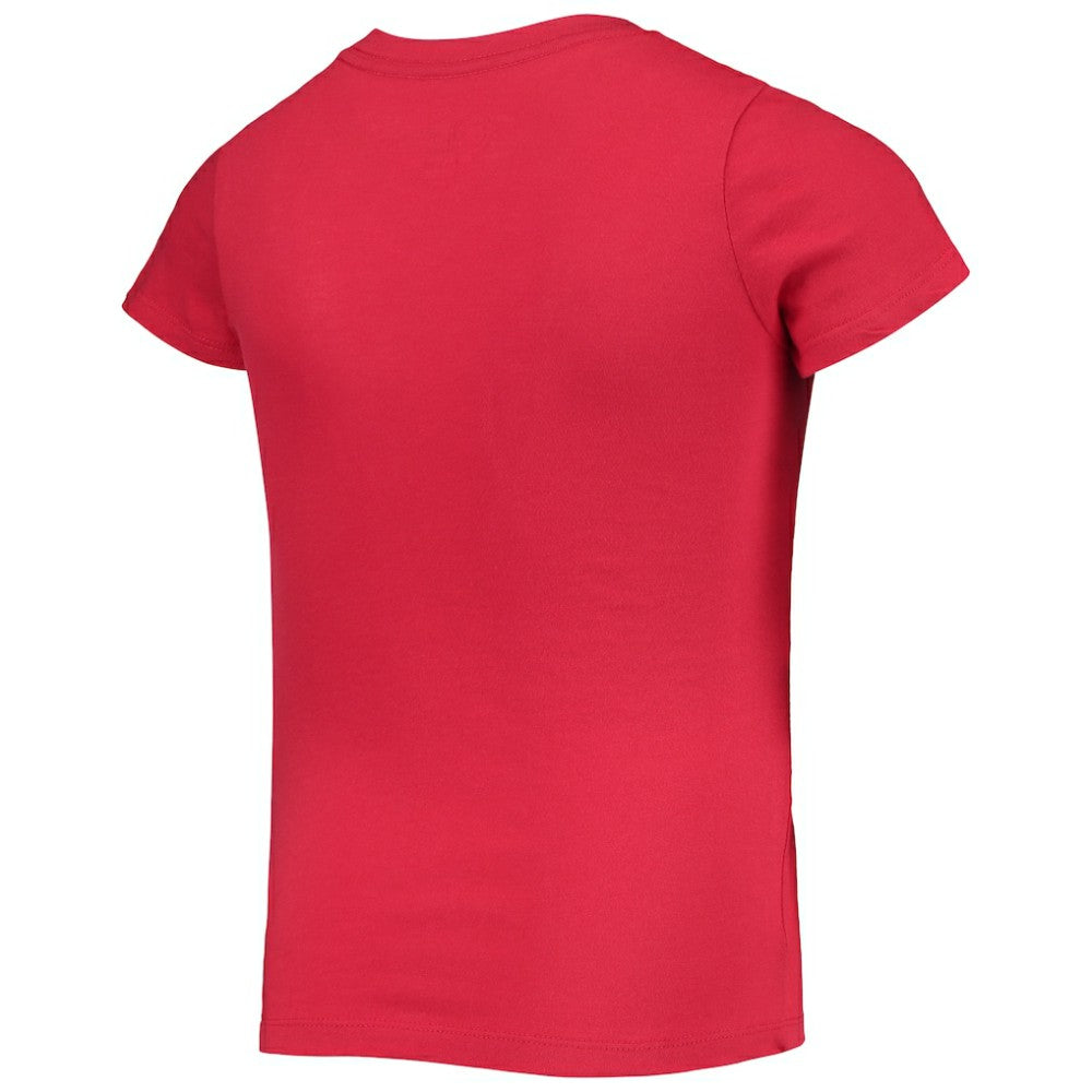 Washington Nationals New Era Girls Youth Flip Sequin Team T-Shirt - MLB