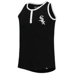 Chicago White Sox New Era Girls Youth Henley Tank Top - MLB