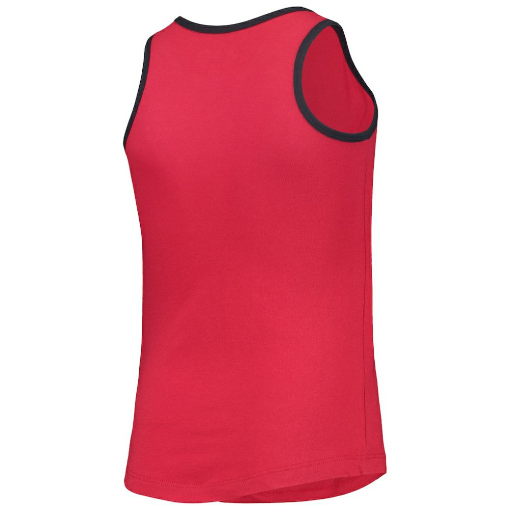 Washington Nationals New Era Girls Youth Henley Tank Top - MLB