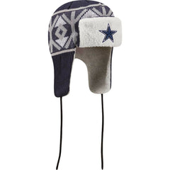 Dallas Cowboys New Era Knit Trapper Hat Navy | NFL